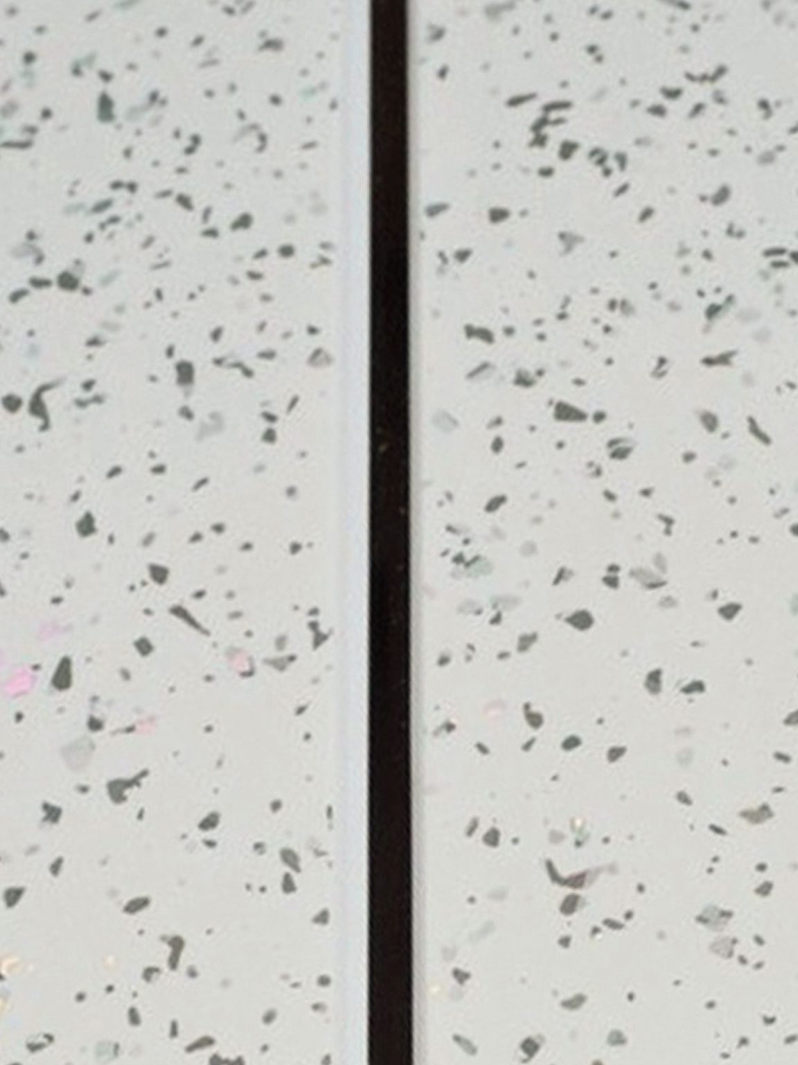 White Sparkle & Chrome Ceiling Panel (Gloss)